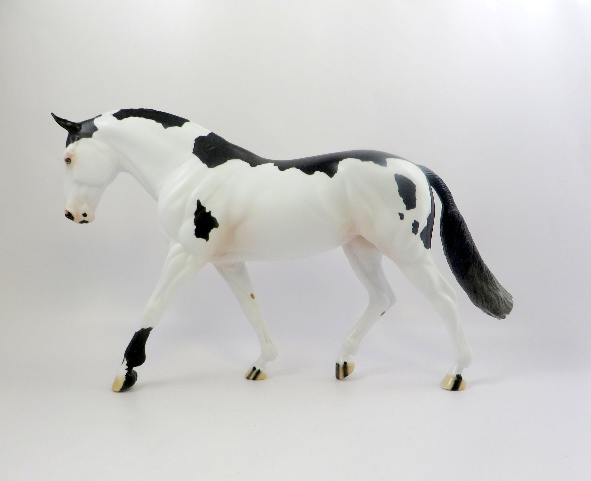 MORGANA-BLACK OVERO IRISH DRAFT NC MODEL HORSE EQ 2019