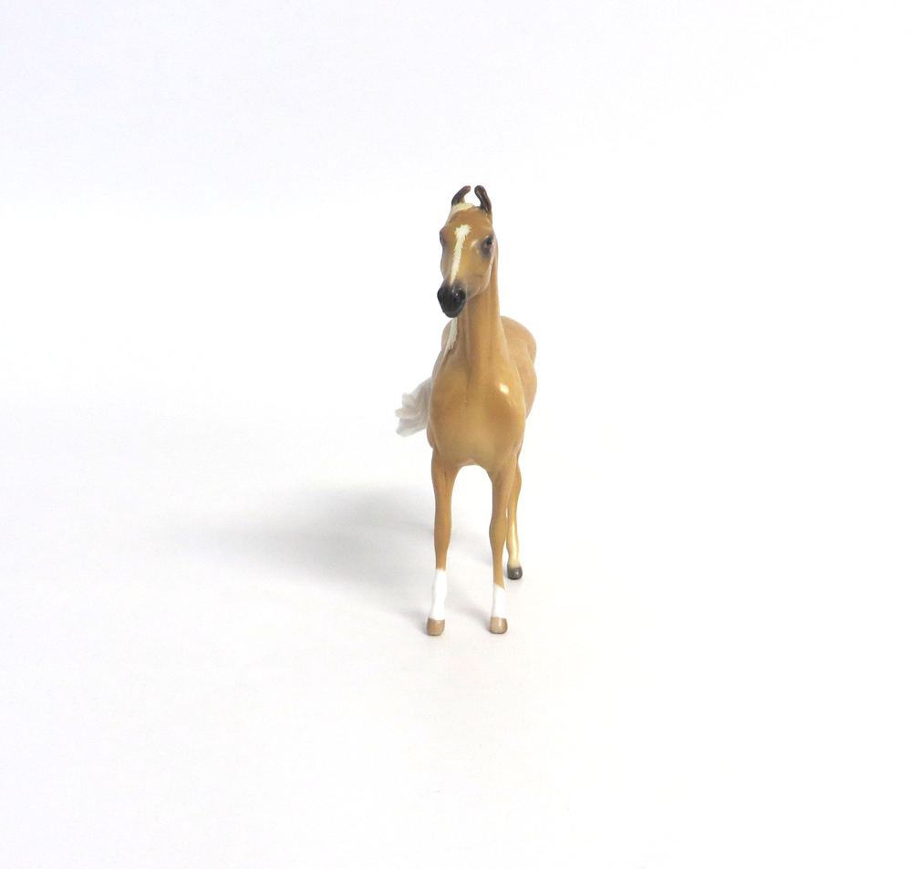 YELLER  -- OOAK DAPPLED PALOMINO MORGAN  CHIP BY SHERYL LEISURE 3-15-19