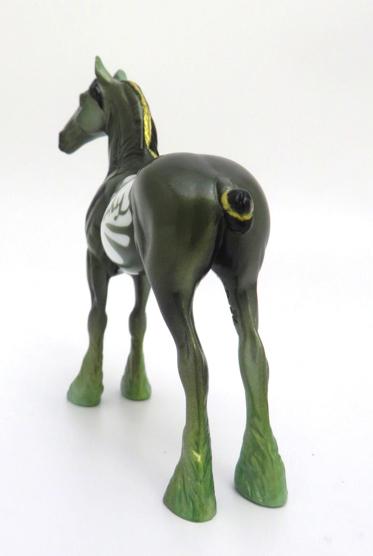 MR. LUCKY - OOAK  GREEN ST. PATRICKS DAY  DECO STANDING DRAFT BY JAS FANNING 3/5/20