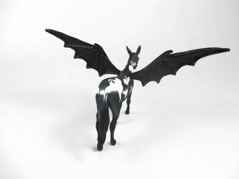 GHOST BUSTER - OOAK GHOST MULE BAT CHIP BY KAYLA WESSE MM19