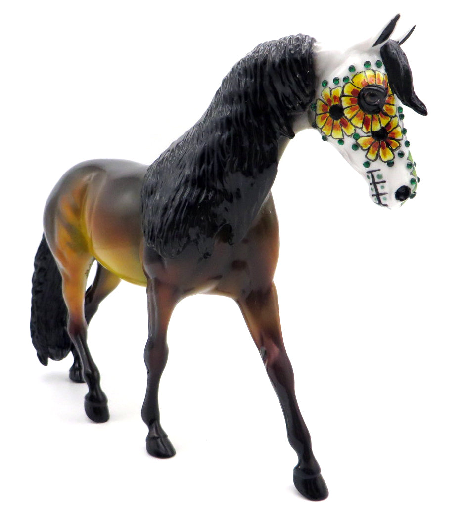 Muertos - OOAK Deco Pony Painted by Dawn Quick - MM 2021