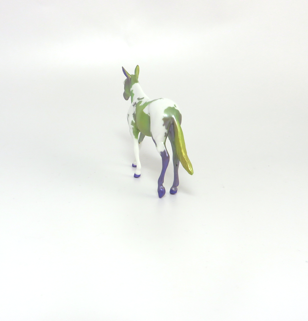 BOURBON- OOAK MARDI GRAS DECORATOR MULE CHIP BY AMANDA HOSTETLER  3-5-19