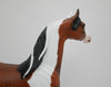 MUSTACHE-OOAK STAR DAPPLE BAY PAINT ARABIAN MODEL HORSE BY AUDREY DIXON  3/13/20