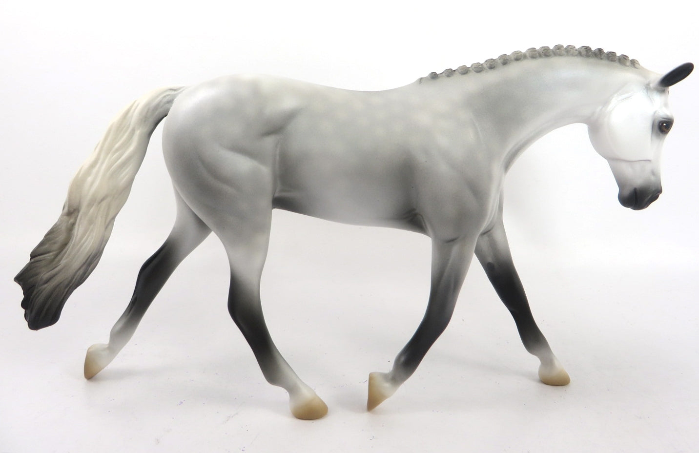MYSTERE - OOAK DAPPLE GREY WARMBLOOD PEBBLES  BY MISSY FOX 1/14/20