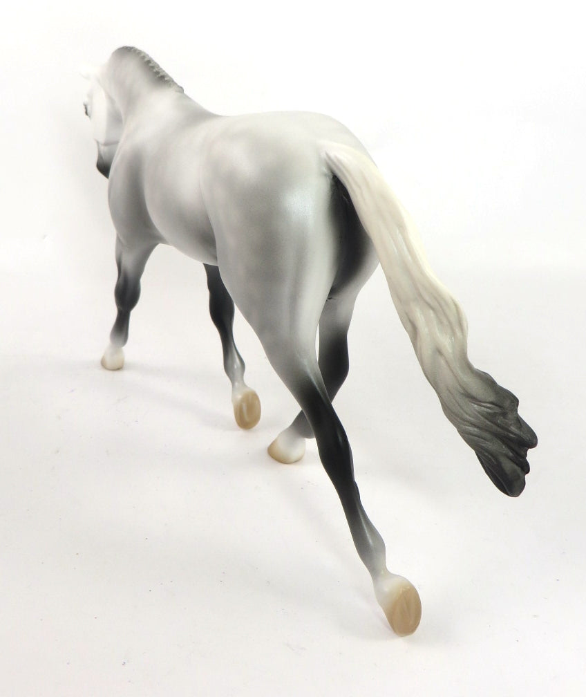 MYSTERE - OOAK DAPPLE GREY WARMBLOOD PEBBLES  BY MISSY FOX 1/14/20