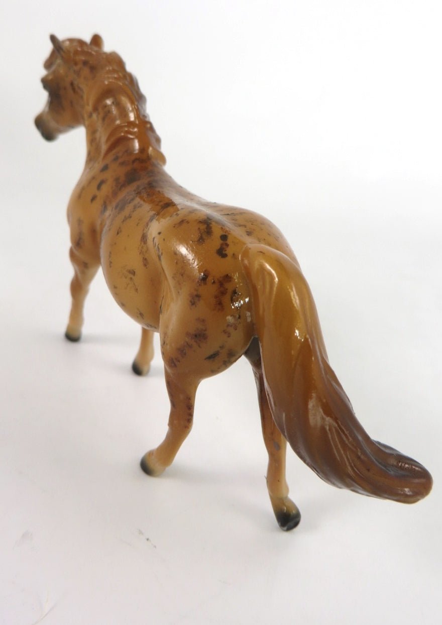 MY COPPER-OOAK BRINDLE PONY CHIP  BY ANDREA  WHS19