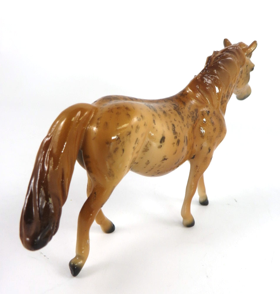 MY COPPER-OOAK BRINDLE PONY CHIP  BY ANDREA  WHS19