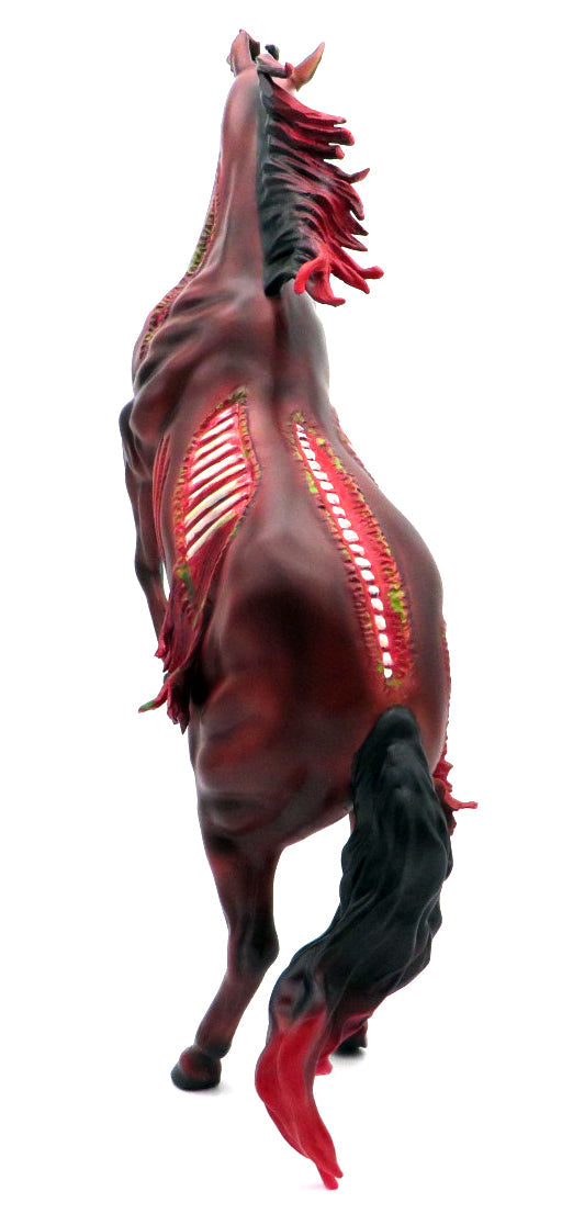 Necroprancer-OOAK Rearing Remington Zombie Painted by Jas MM 21