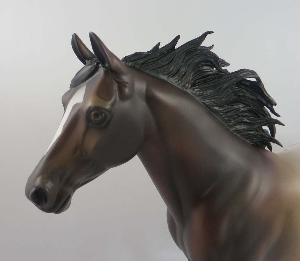 NIGHT FLIGHT- OOAK LIGHT BAY APPALOOSA PALOUSE MODEL HORSE BY MISSY FOX 1/14/20