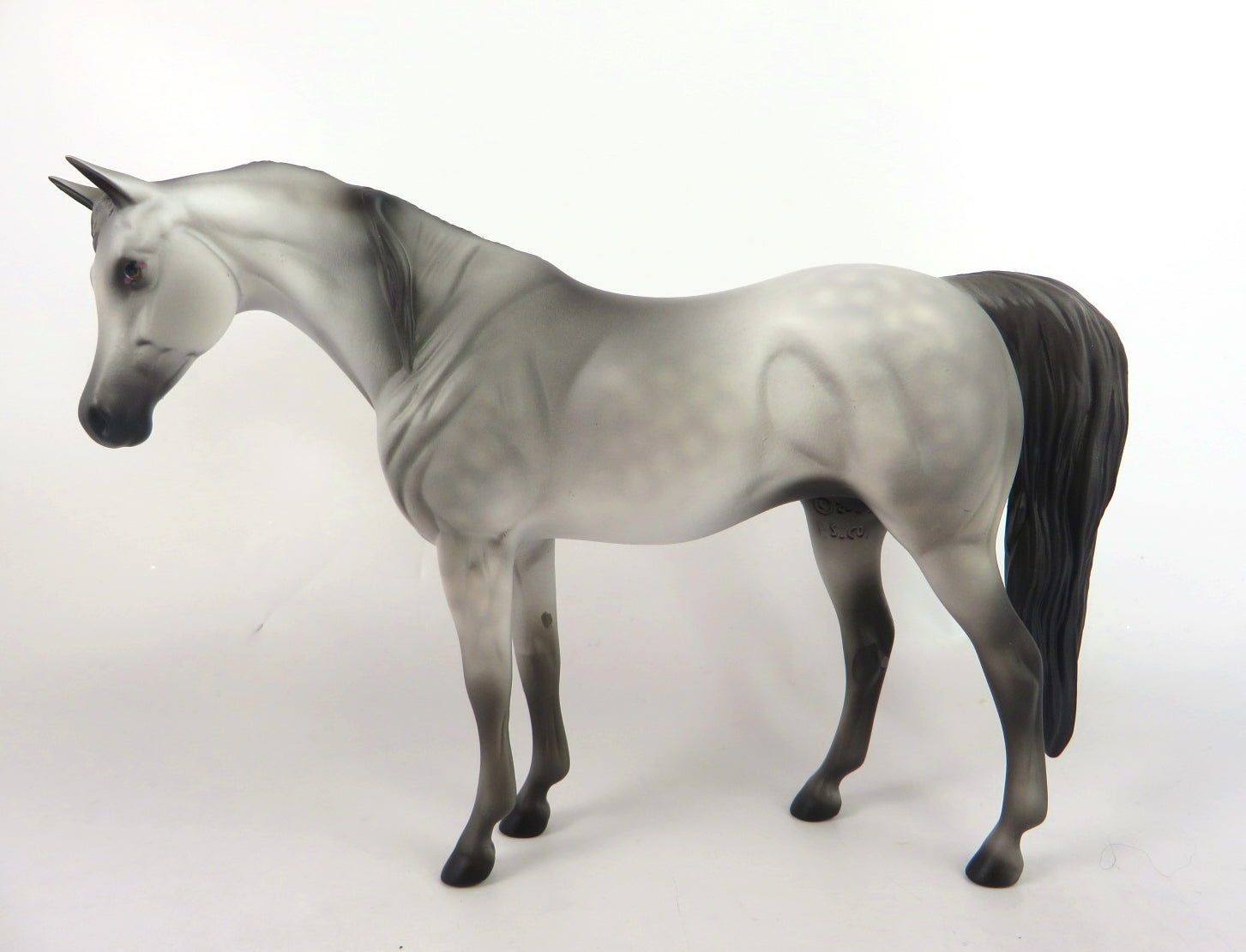 NOELLE - OOAK GREY DAPPLE ARABIAN MARE PEBBLE BY AUDREY DIXON WHS 19