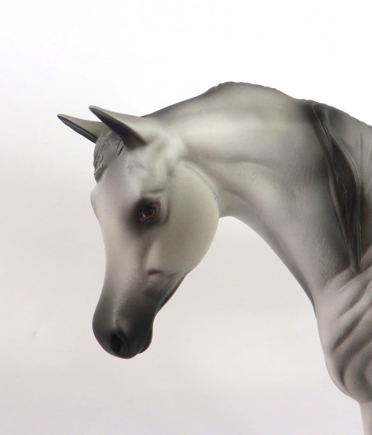 NOELLE - OOAK GREY DAPPLE ARABIAN MARE PEBBLE BY AUDREY DIXON WHS 19