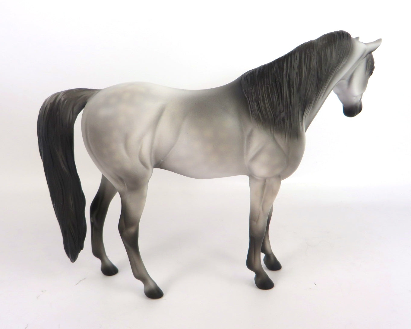 NOELLE - OOAK GREY DAPPLE ARABIAN MARE PEBBLE BY AUDREY DIXON WHS 19