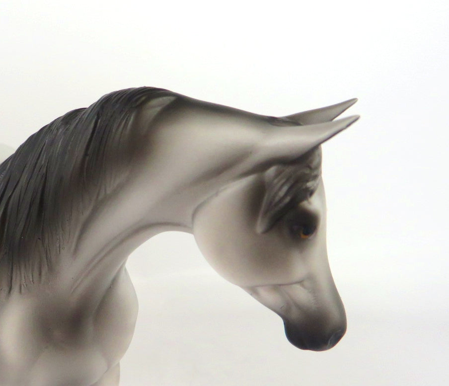 NOELLE - OOAK GREY DAPPLE ARABIAN MARE PEBBLE BY AUDREY DIXON WHS 19