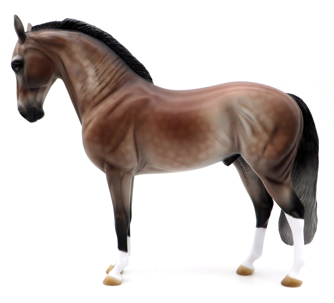 Norman - OOAK Rose Gray Andalusian by Kayla - MM 2021