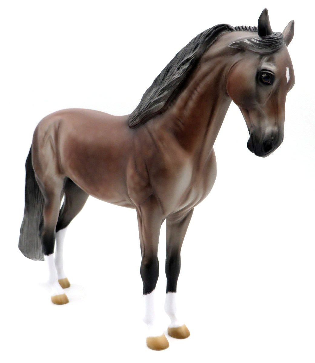 Norman - OOAK Rose Gray Andalusian by Kayla - MM 2021