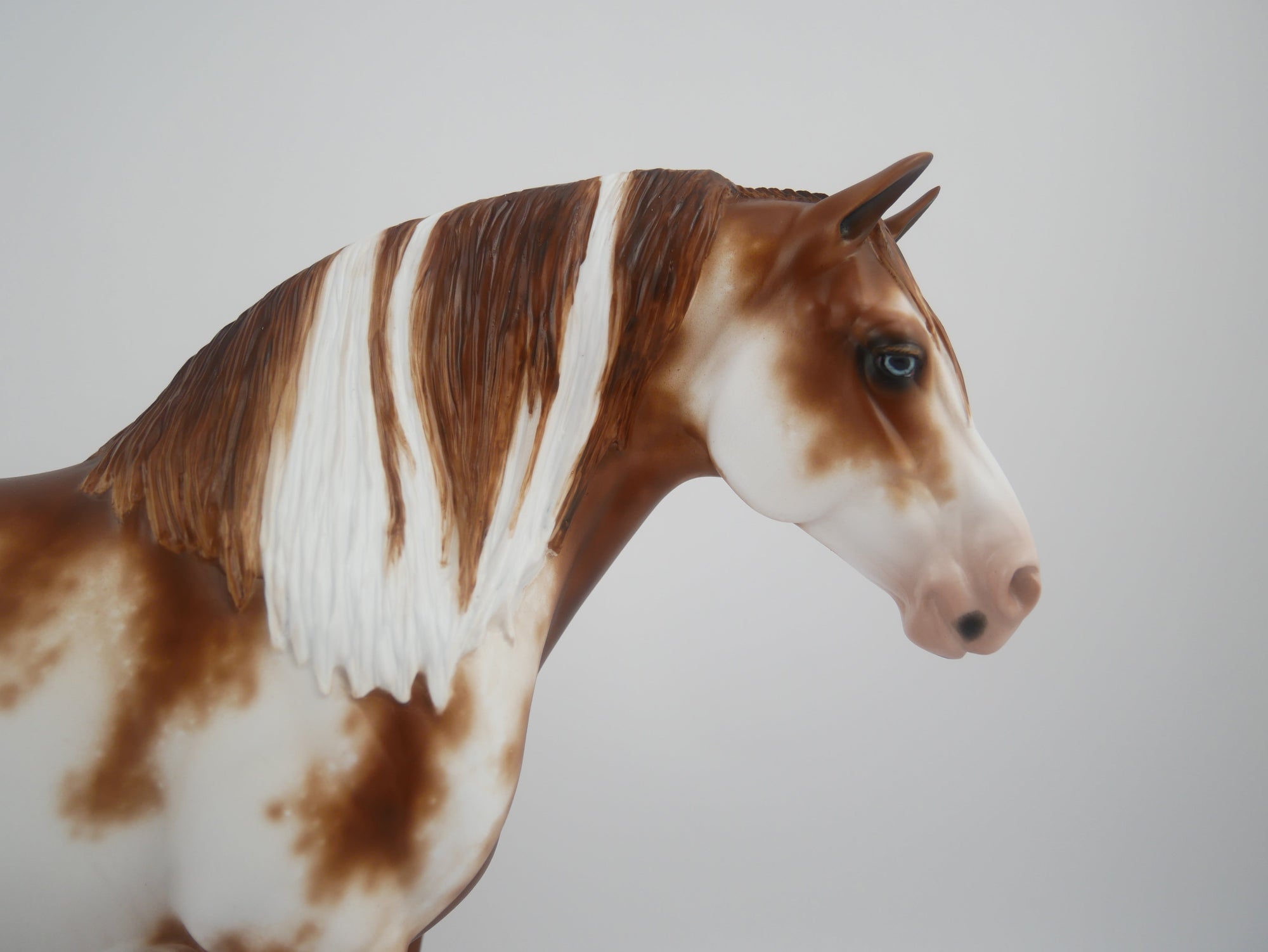 Novoue-OOAK Chestnut Sabino Heavy Draft Mare by Sheryl leisure