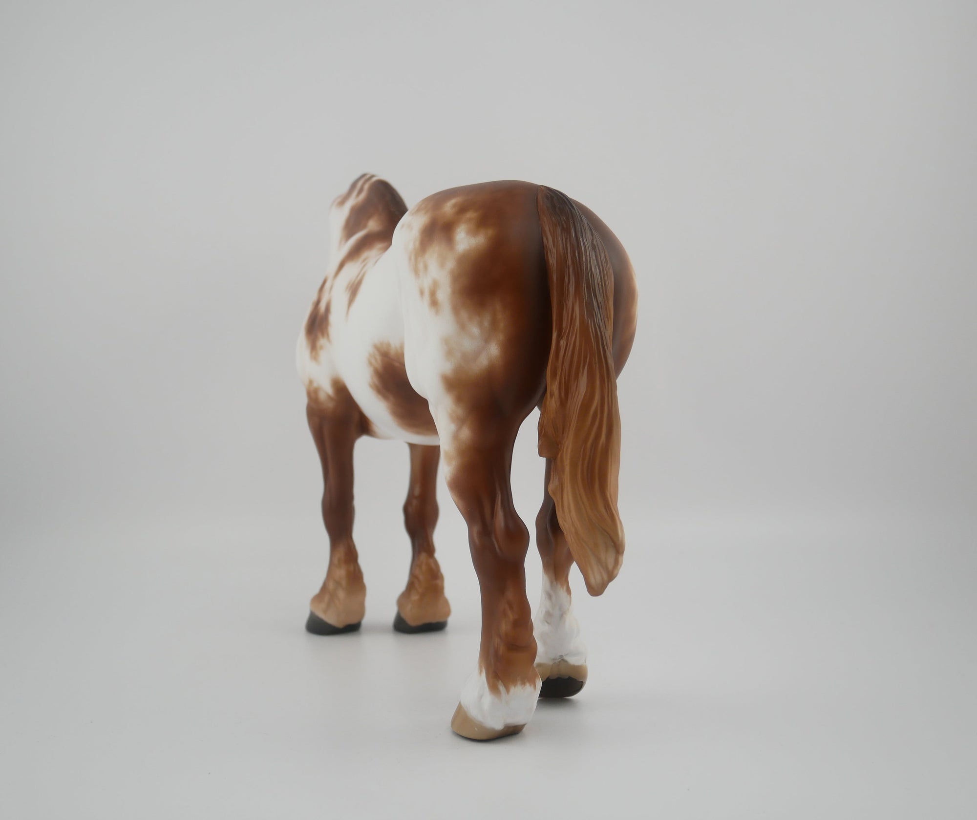 Novoue-OOAK Chestnut Sabino Heavy Draft Mare by Sheryl leisure