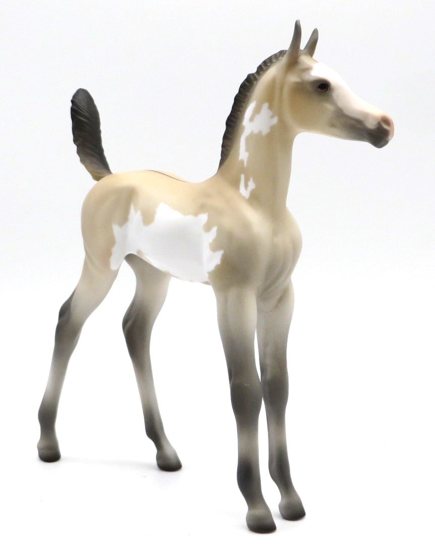 Nutmeg- OOAK Buckskin Pinto Foal  Holiday Sale 2021