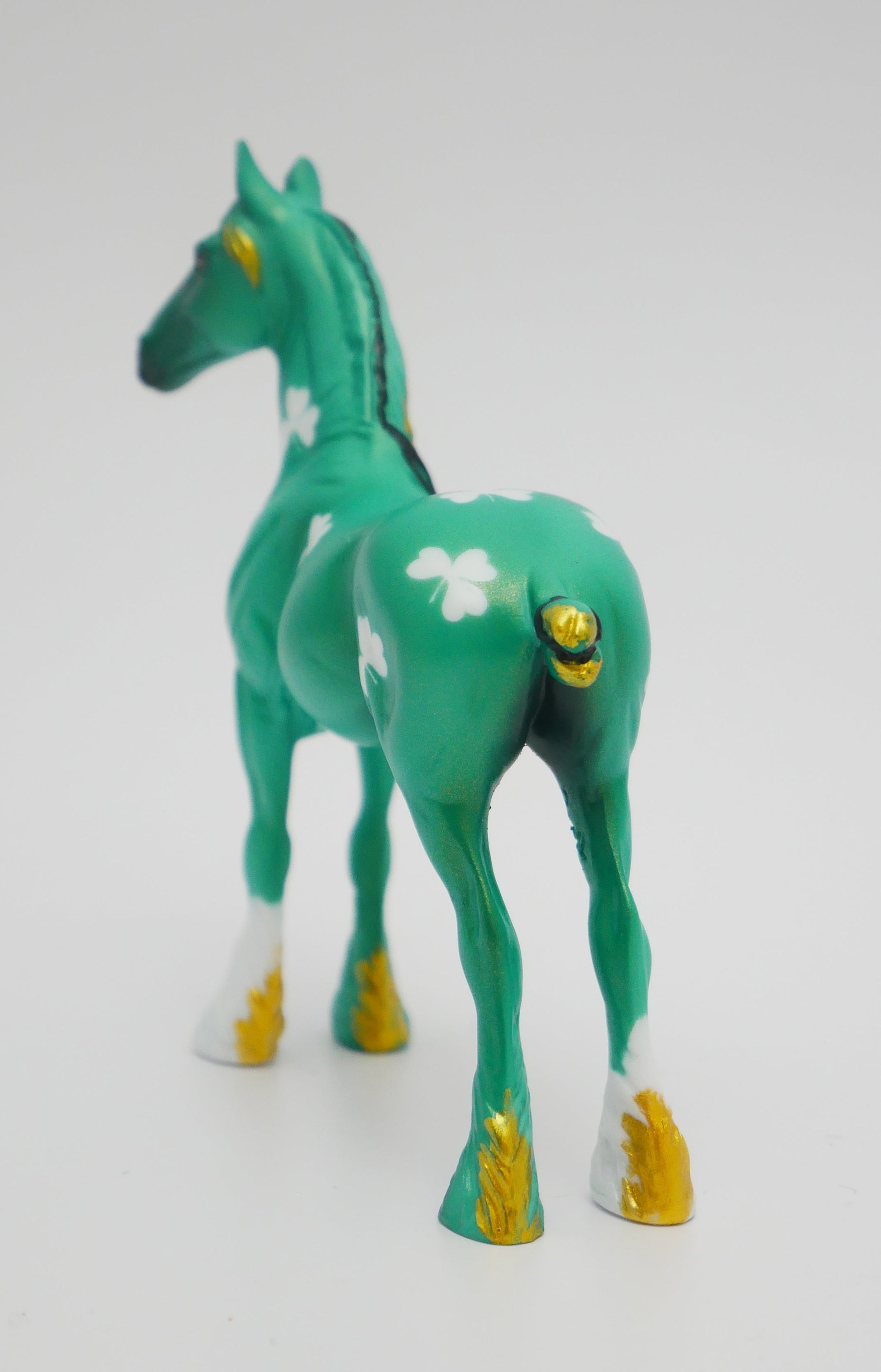 O&#39; EMERALD - OOAK  ST. PATRICKS DAY DECO STANDING DRAFT BY JAS FANNING 3/13/20