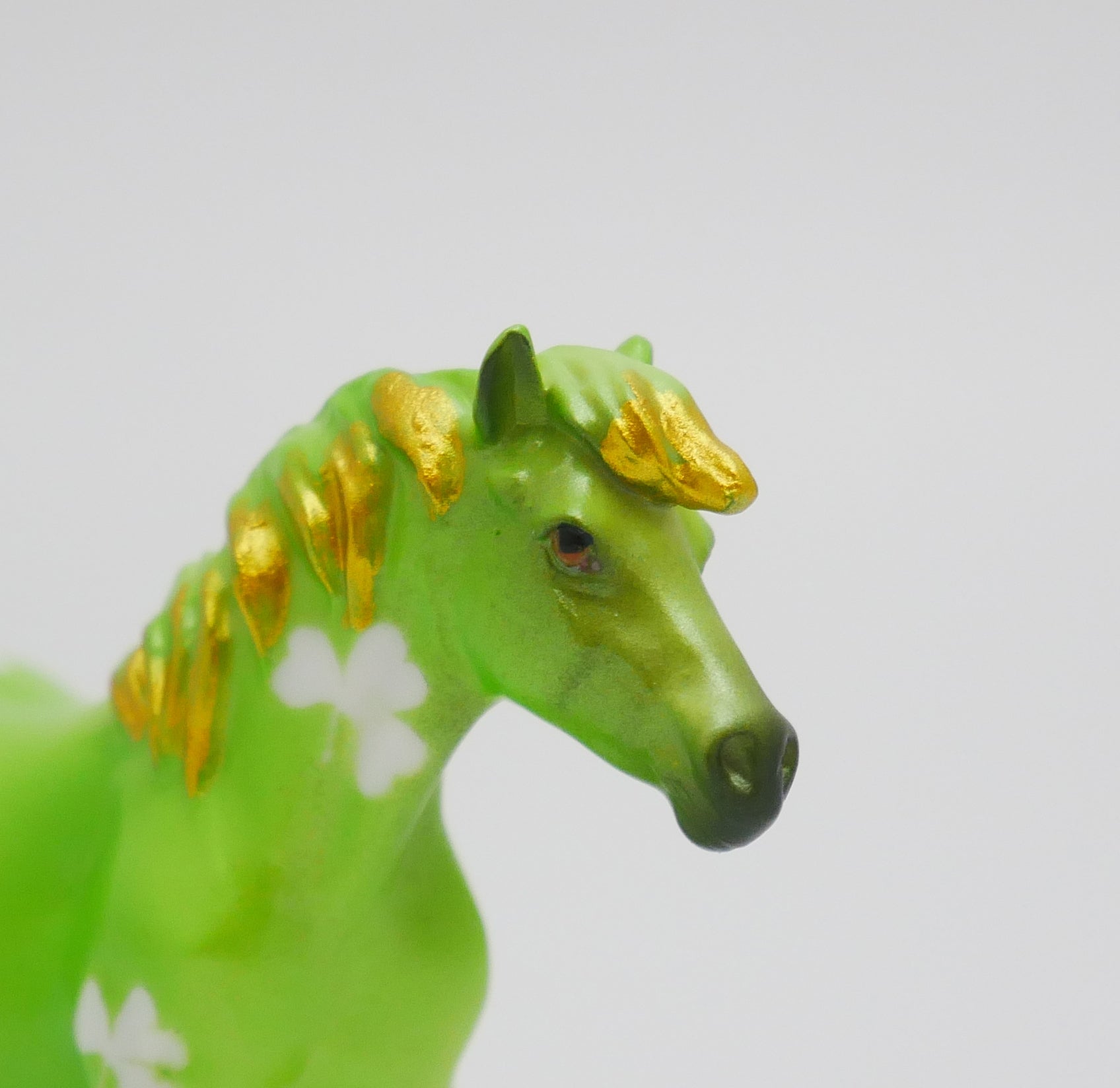 O&#39; WEE - OOAK ST. PATRICKS DAY DECO PONY CHIP MODEL HORSE 3/13/20