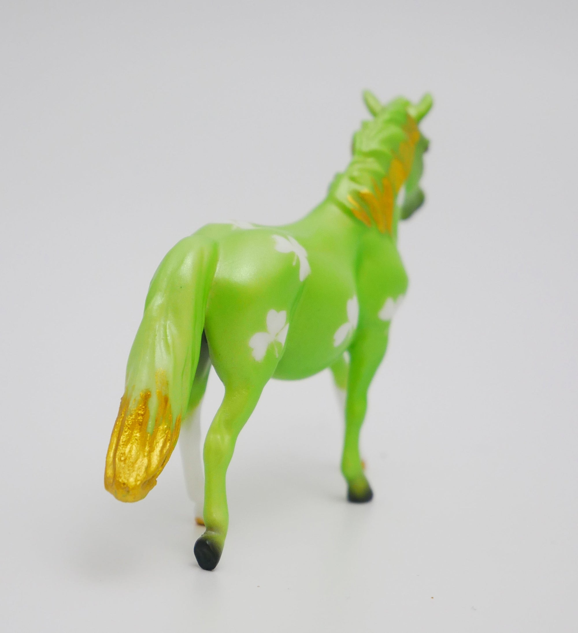 O&#39; WEE - OOAK ST. PATRICKS DAY DECO PONY CHIP MODEL HORSE 3/13/20