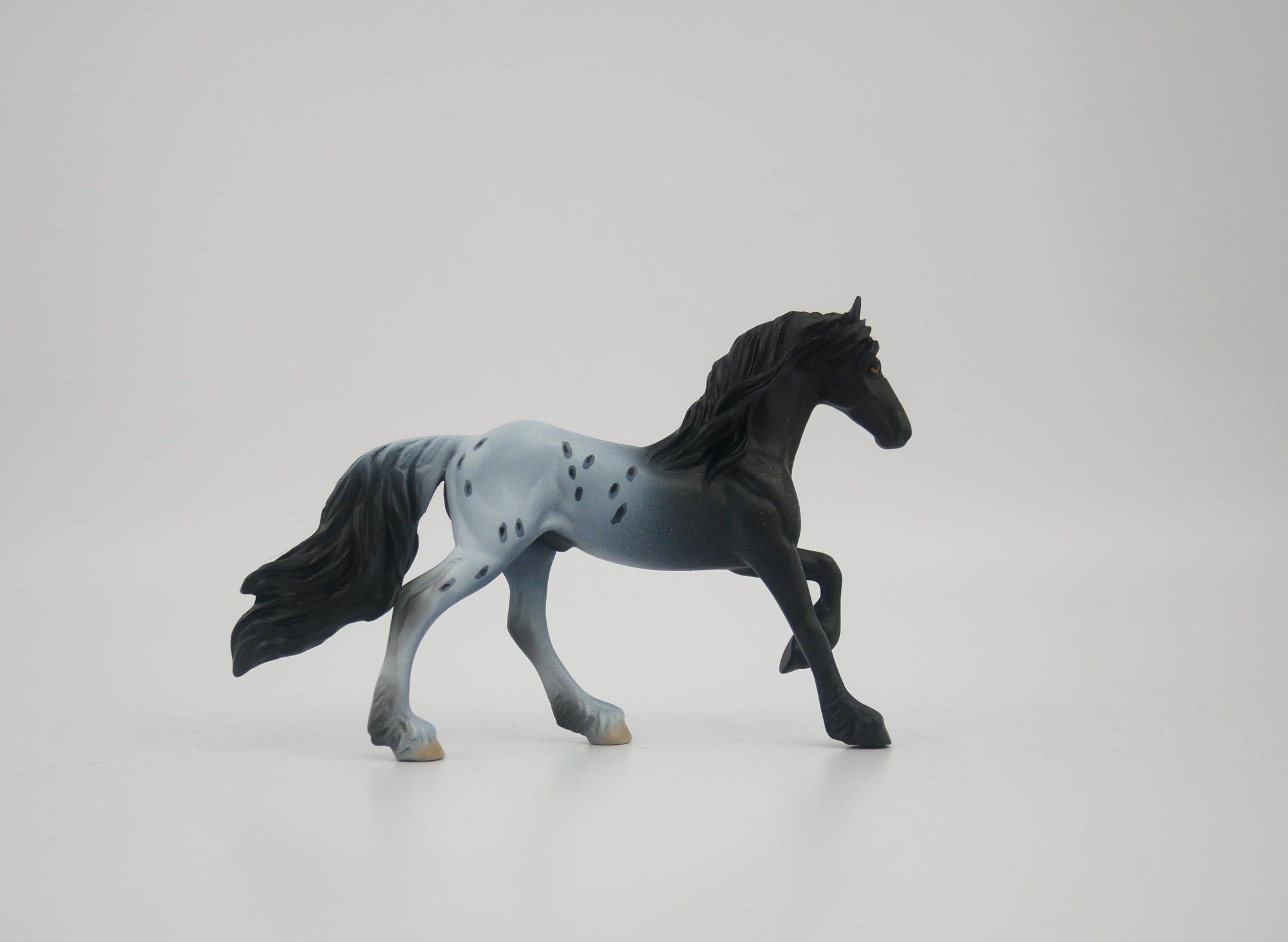 OBSIDIAN-OOAK Fresian Chip Andalusian By Kayla
