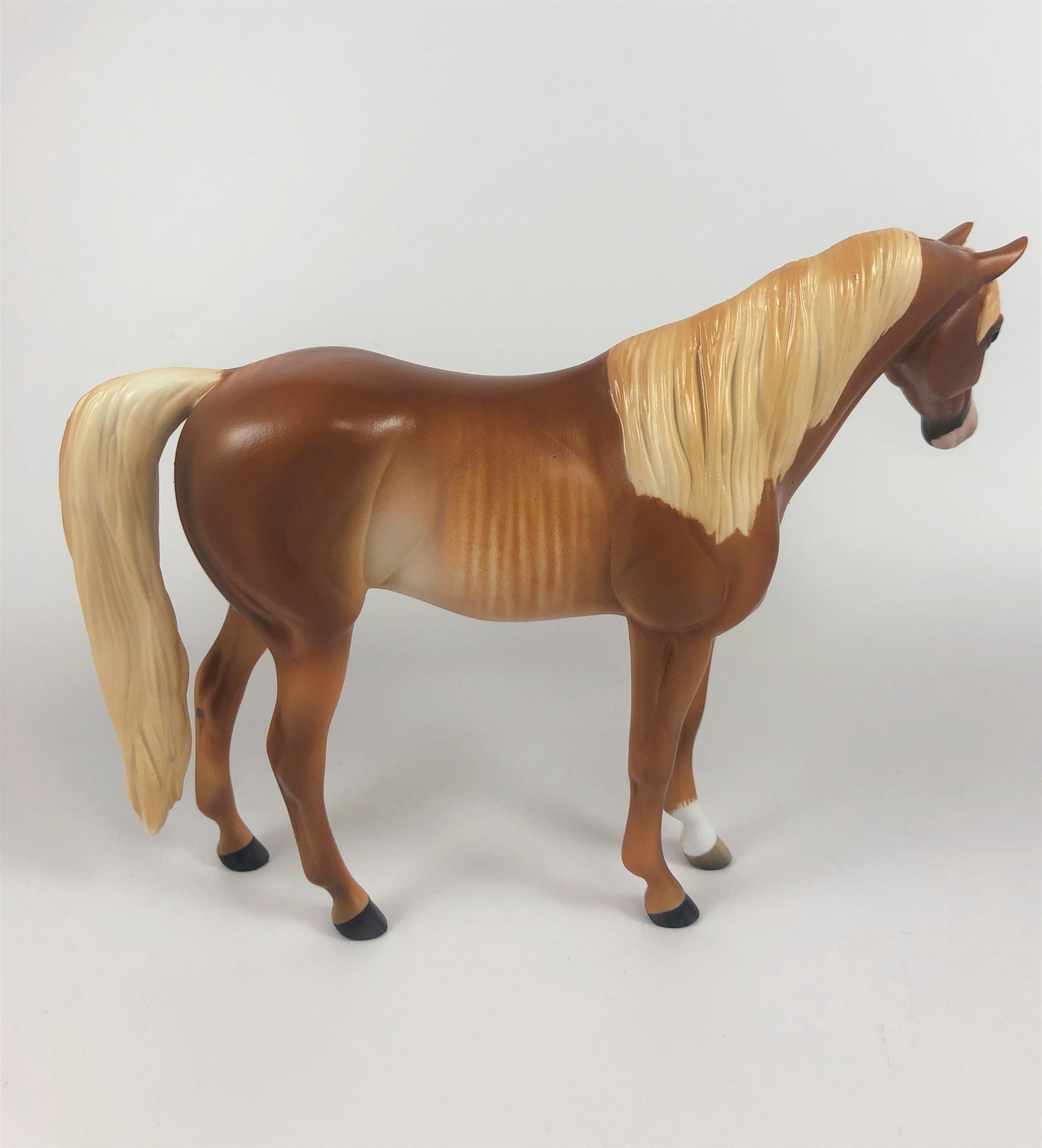 OCTOBER SURPRISE -OOAK CHESTNUT RABICANO ARABIAN PEBBLES BY SHERYL LEISURE LHS 19