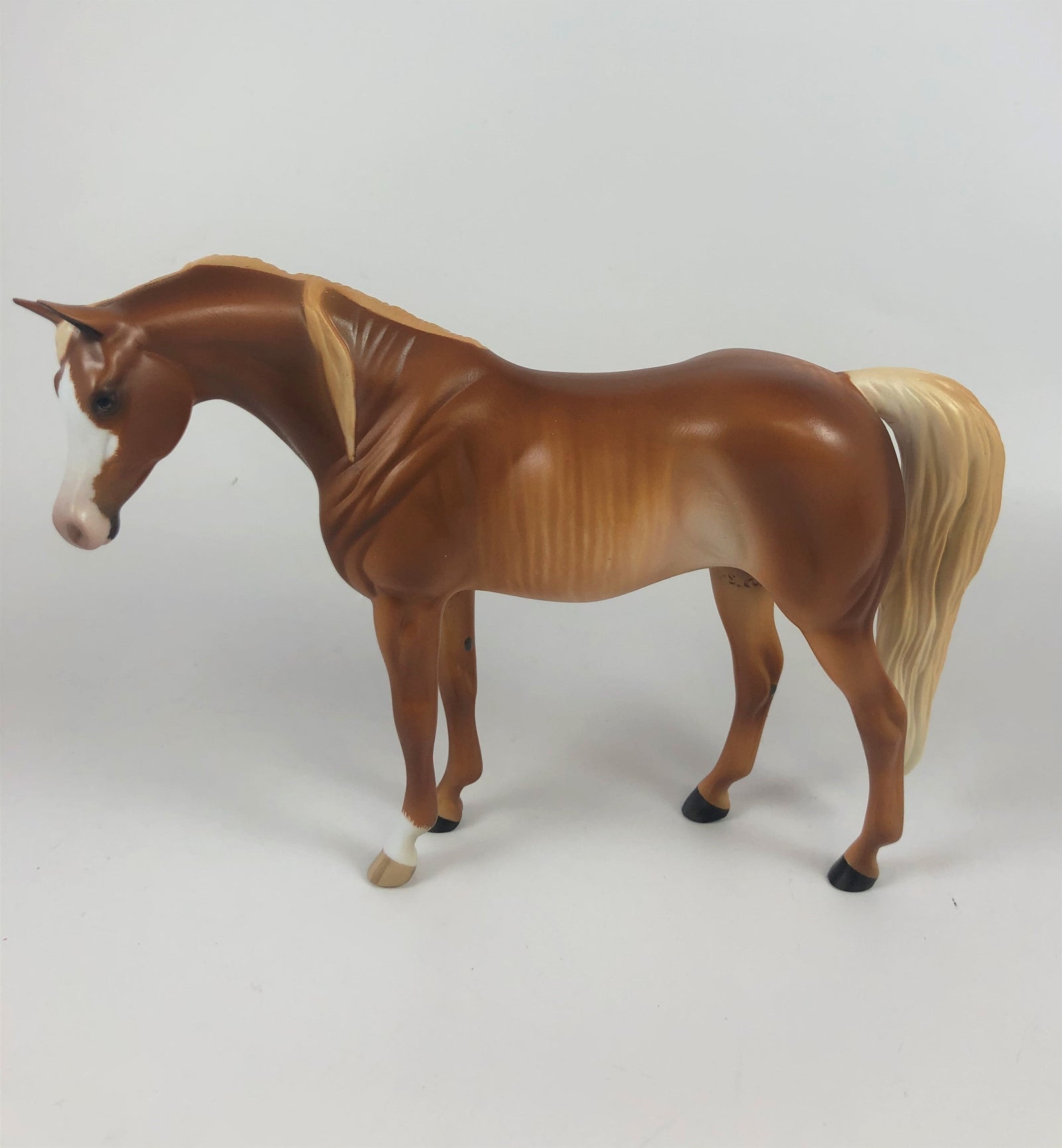 OCTOBER SURPRISE -OOAK CHESTNUT RABICANO ARABIAN PEBBLES BY SHERYL LEISURE LHS 19