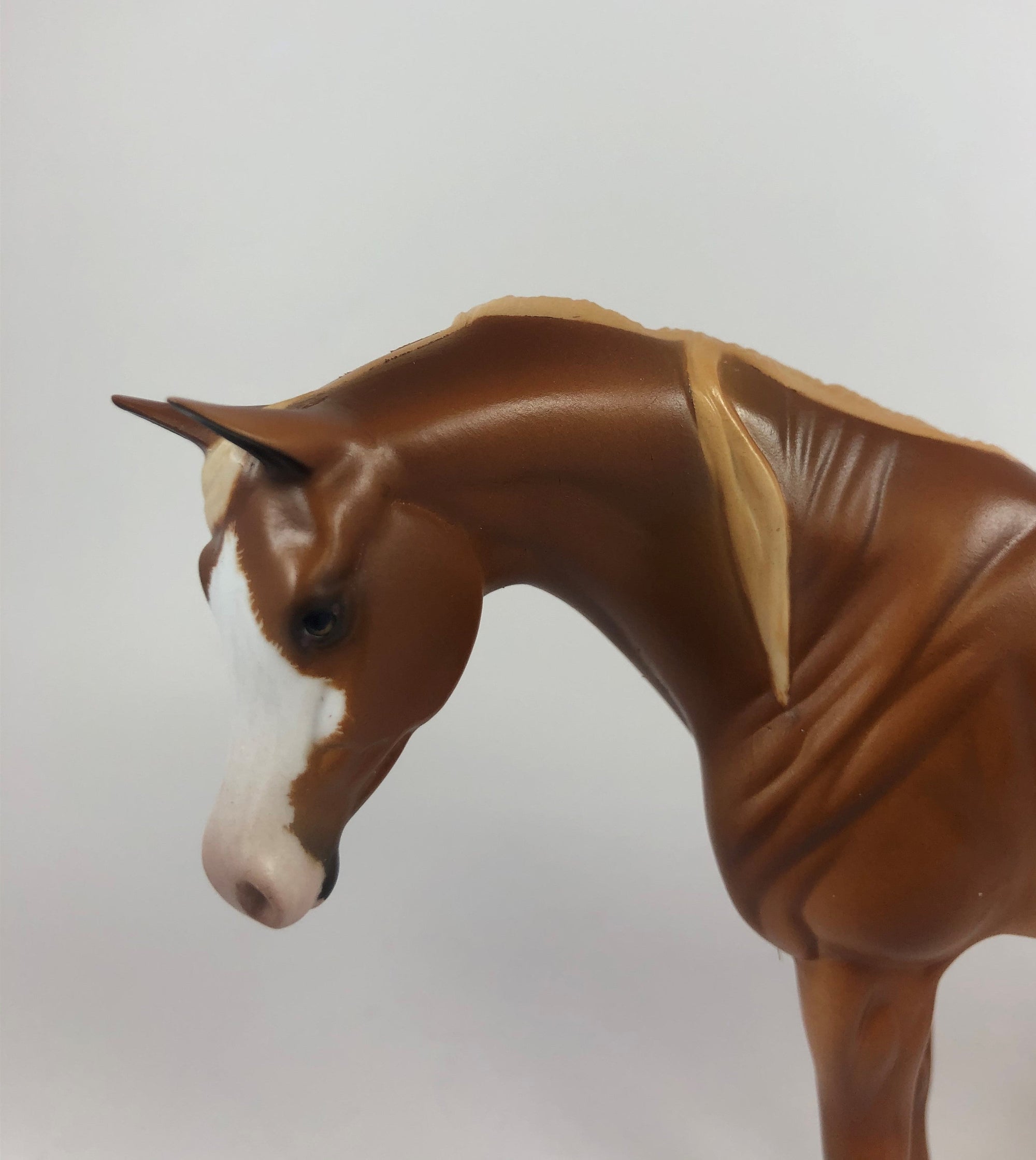 OCTOBER SURPRISE -OOAK CHESTNUT RABICANO ARABIAN PEBBLES BY SHERYL LEISURE LHS 19