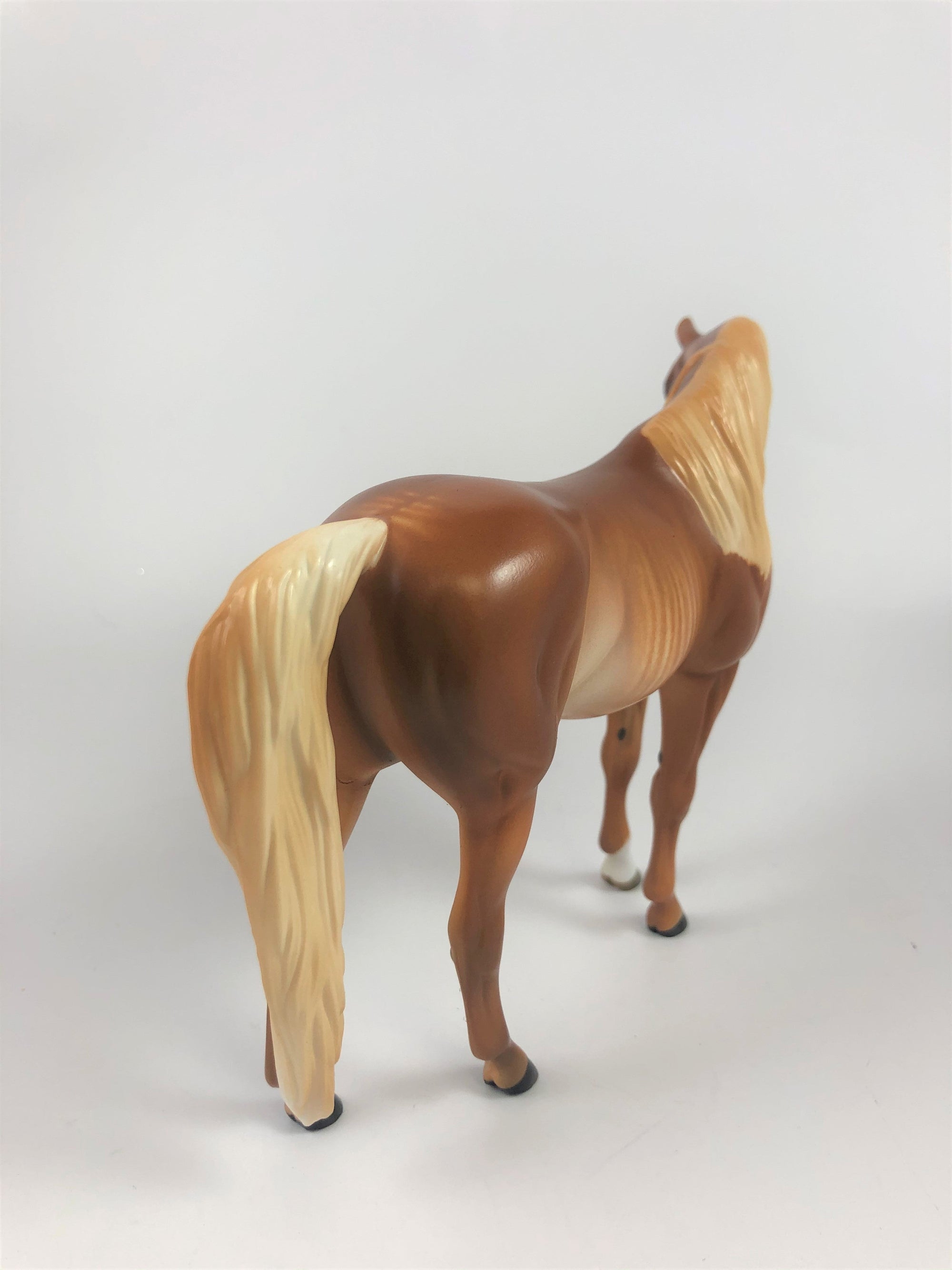 OCTOBER SURPRISE -OOAK CHESTNUT RABICANO ARABIAN PEBBLES BY SHERYL LEISURE LHS 19