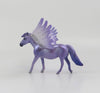 ODIN-OOAK LAVENDER PEGASUS PONY CHIP MODEL HORSE EQ 19