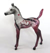 OLIVE YOU SO MUCH - OOAK PINK VALENTINE DECORATOR FOAL BY MISSY FOX 02/14/20