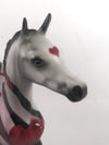 OLIVE YOU SO MUCH - OOAK PINK VALENTINE DECORATOR FOAL BY MISSY FOX 02/14/20