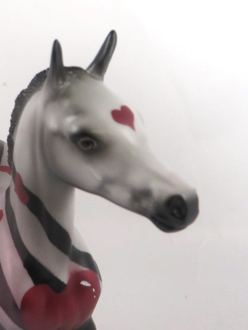 OLIVE YOU SO MUCH - OOAK PINK VALENTINE DECORATOR FOAL BY MISSY FOX 02/14/20