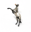 LEAVE NOTHING-OOAK- GRULLA PINTO REARING PEBBLE MODEL HORSE BY AMANDA SB19