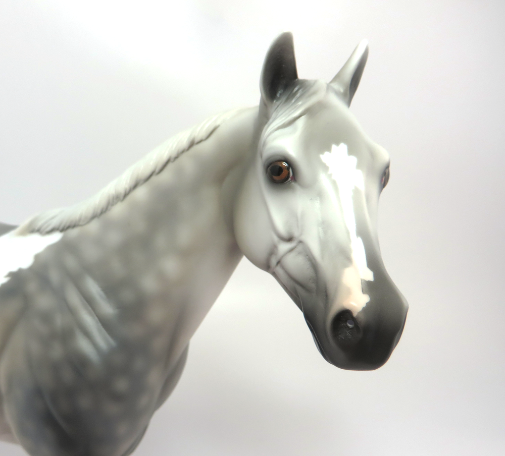 FRANK BAKER-- OOAK DAPPLE GREY ISH BY MISSY FOX MW19