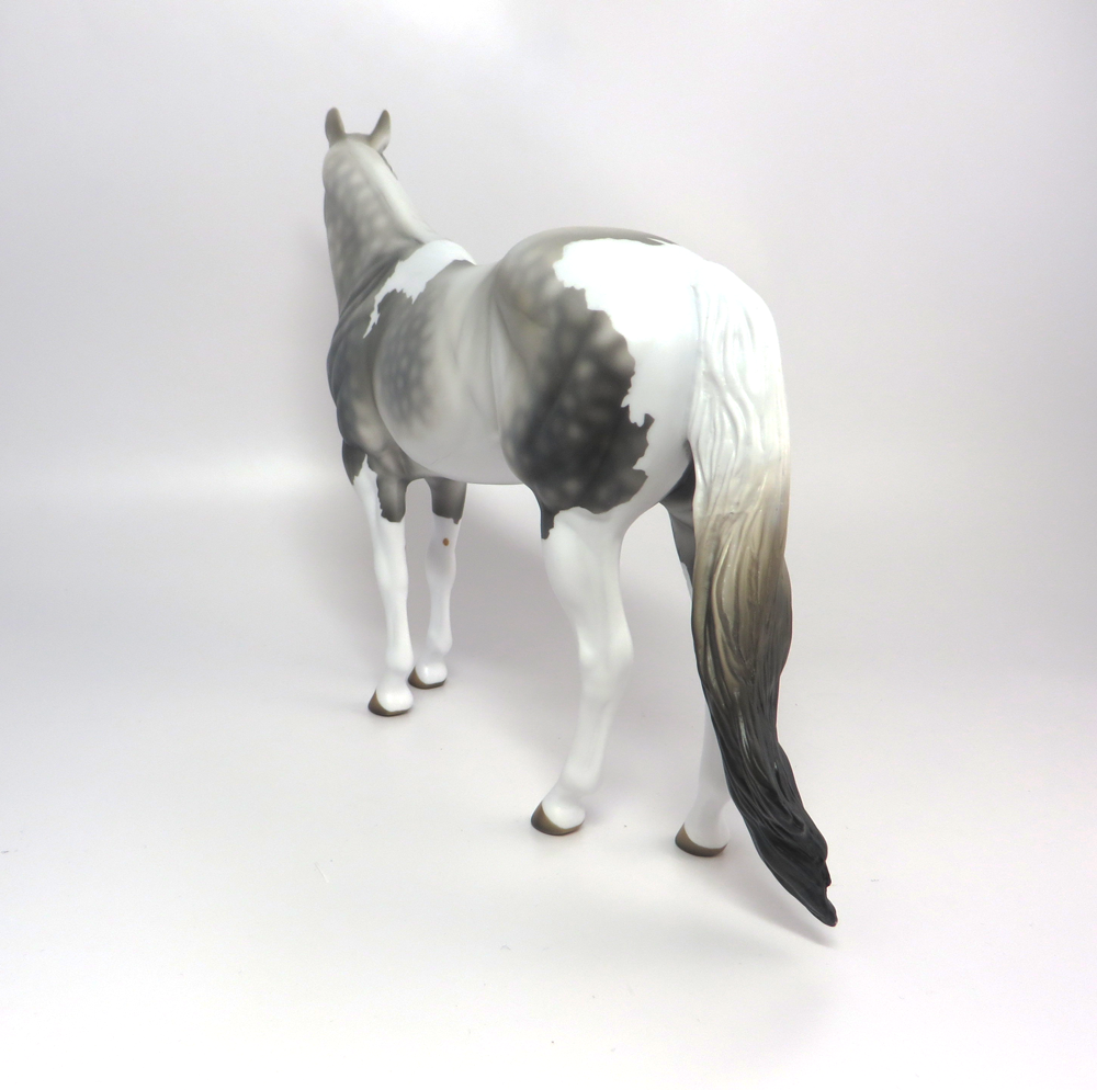FRANK BAKER-- OOAK DAPPLE GREY ISH BY MISSY FOX MW19