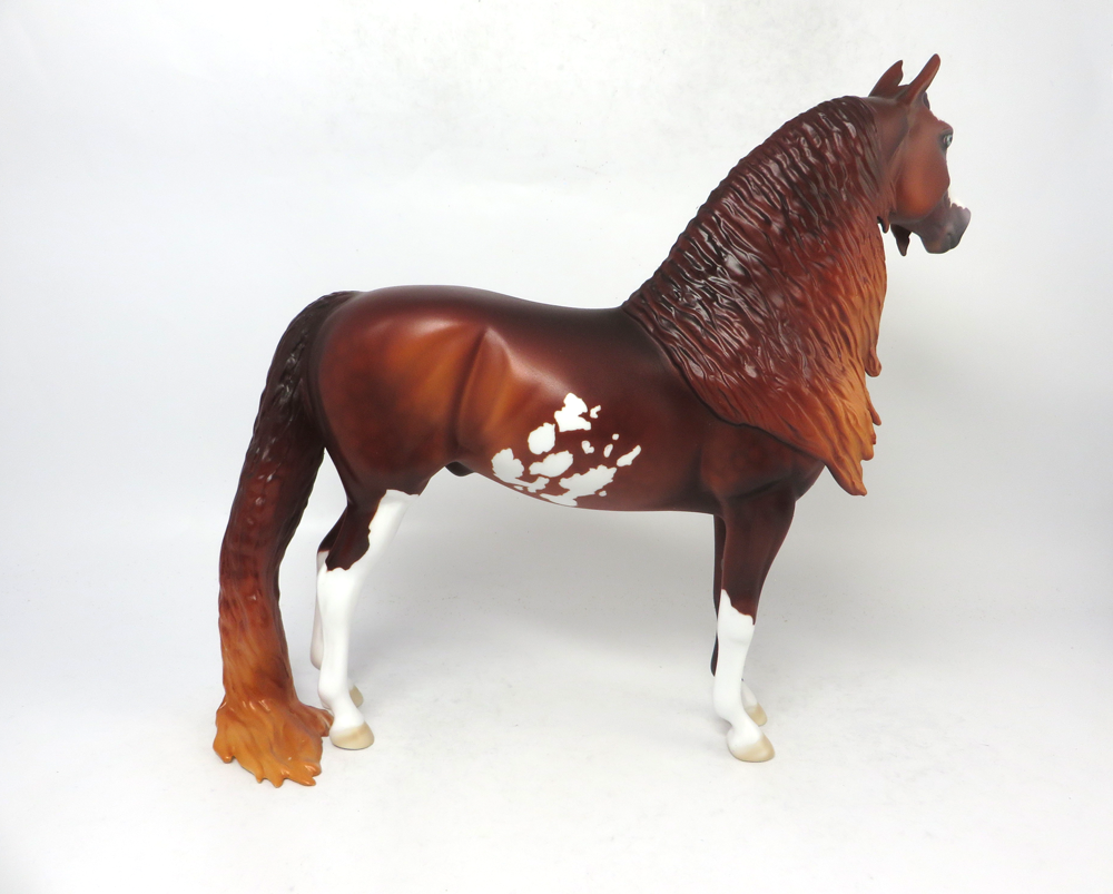 TIMEOUT- OOAK DAPPLED CHESTNUT MORGAN BY DAWN QUICK SB19