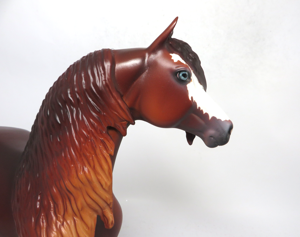 TIMEOUT- OOAK DAPPLED CHESTNUT MORGAN BY DAWN QUICK SB19