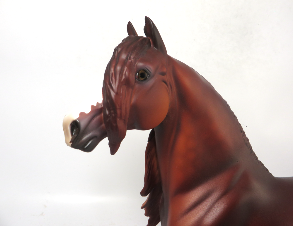 TIMEOUT- OOAK DAPPLED CHESTNUT MORGAN BY DAWN QUICK SB19