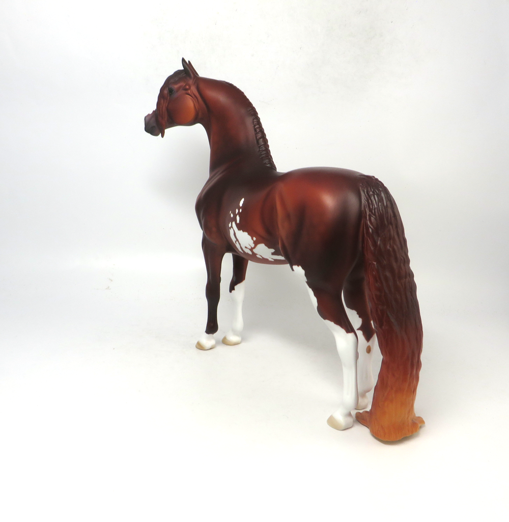 TIMEOUT- OOAK DAPPLED CHESTNUT MORGAN BY DAWN QUICK SB19