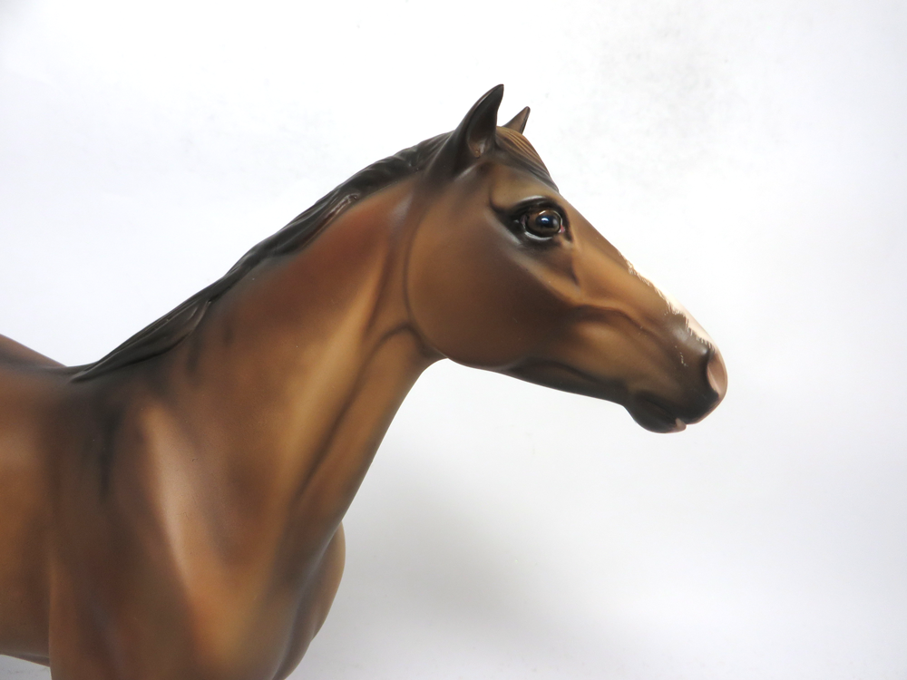 WIN THE DAY- OOAK SOOTY DUNALINO SPANISH MUSTANG MODEL HORSE BY JULIE KEIM SB19