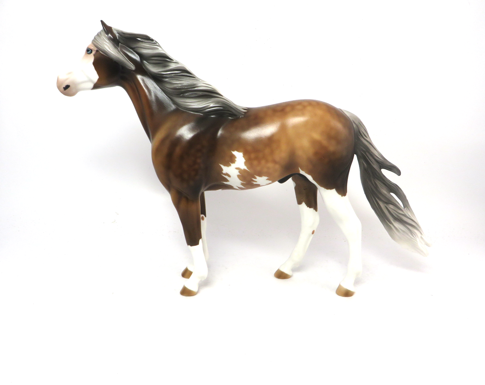 REFUSE TO LOSE-OOAK-SOOTY PALAMINO SABINO MUSTANG BY AUDREY DIXON SB19