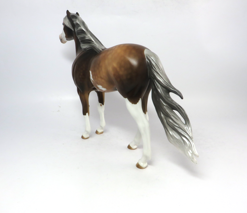 REFUSE TO LOSE-OOAK-SOOTY PALAMINO SABINO MUSTANG BY AUDREY DIXON SB19