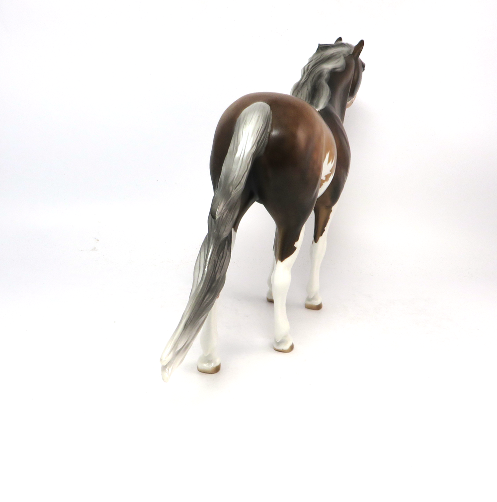 REFUSE TO LOSE-OOAK-SOOTY PALAMINO SABINO MUSTANG BY AUDREY DIXON SB19