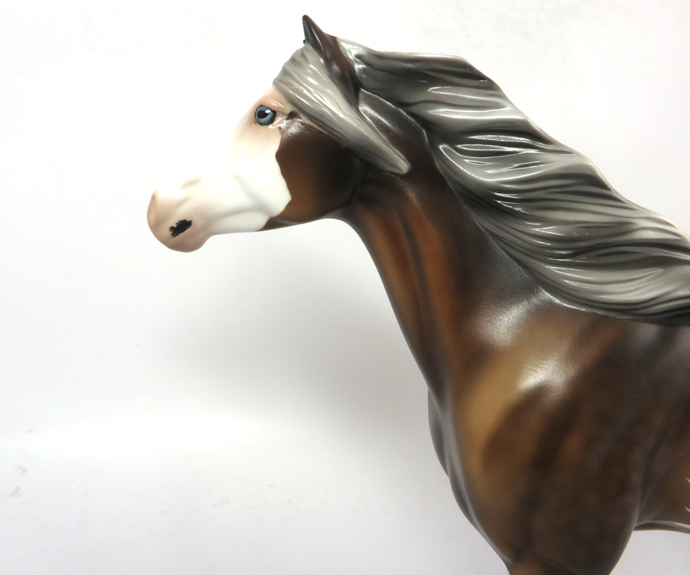 REFUSE TO LOSE-OOAK-SOOTY PALAMINO SABINO MUSTANG BY AUDREY DIXON SB19