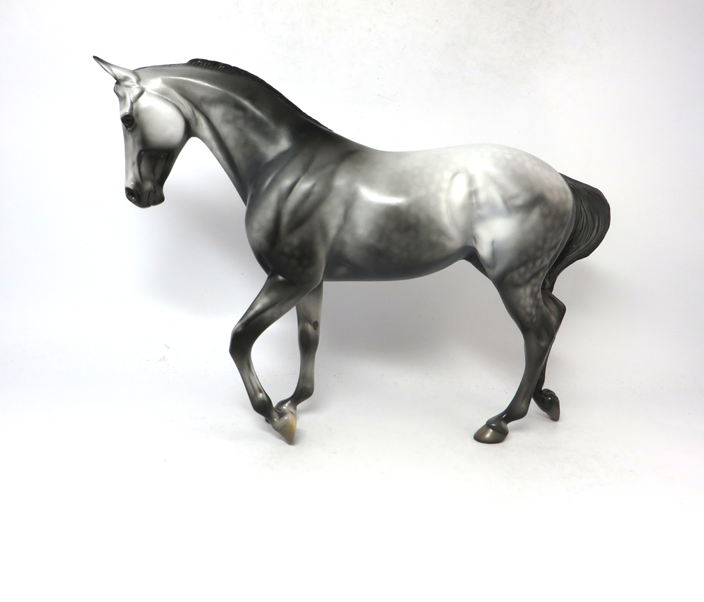 CHANGE THE GAME- OOAK DARK DAPPLED GREY TOROUGHBRED SB 19