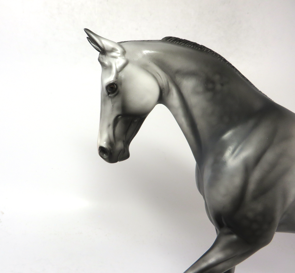 CHANGE THE GAME- OOAK DARK DAPPLED GREY TOROUGHBRED SB 19