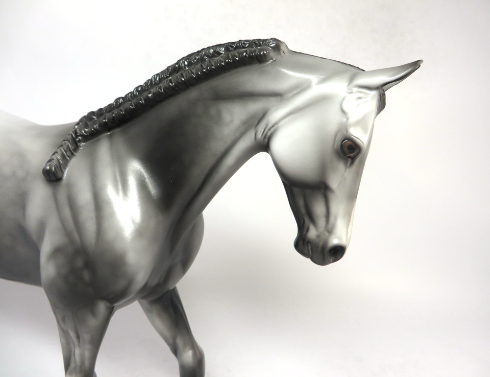 CHANGE THE GAME- OOAK DARK DAPPLED GREY TOROUGHBRED SB 19