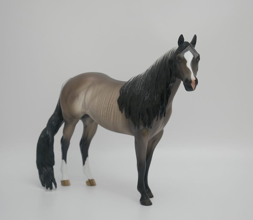 OPTIMIST -OOAK BAY RABICANO ISH MODEL HORSE BY SHERYL LEISURE 4/9/20